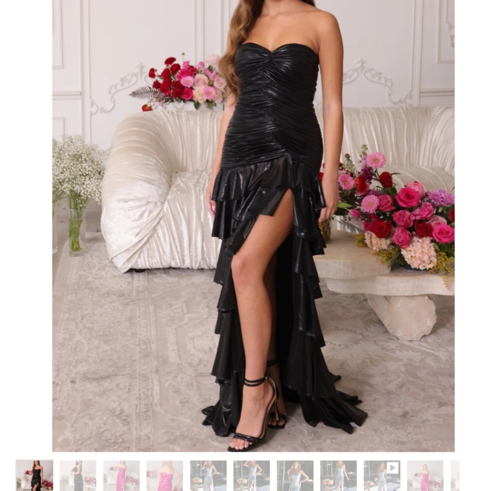 Dress Formal Holiday Party Prom Blue Navy